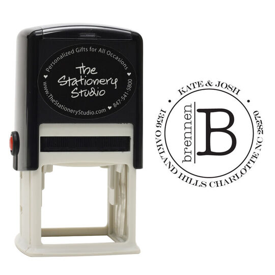 Left Name Self-Inking Stamper
